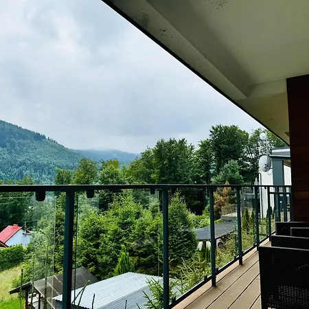 公寓 Wellness & View Skrzyczne - Sauna, Jacuzzi Na Wylacznosc 什切尔克